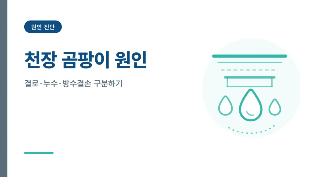 천장 곰팡이 원인 안내 썸네일